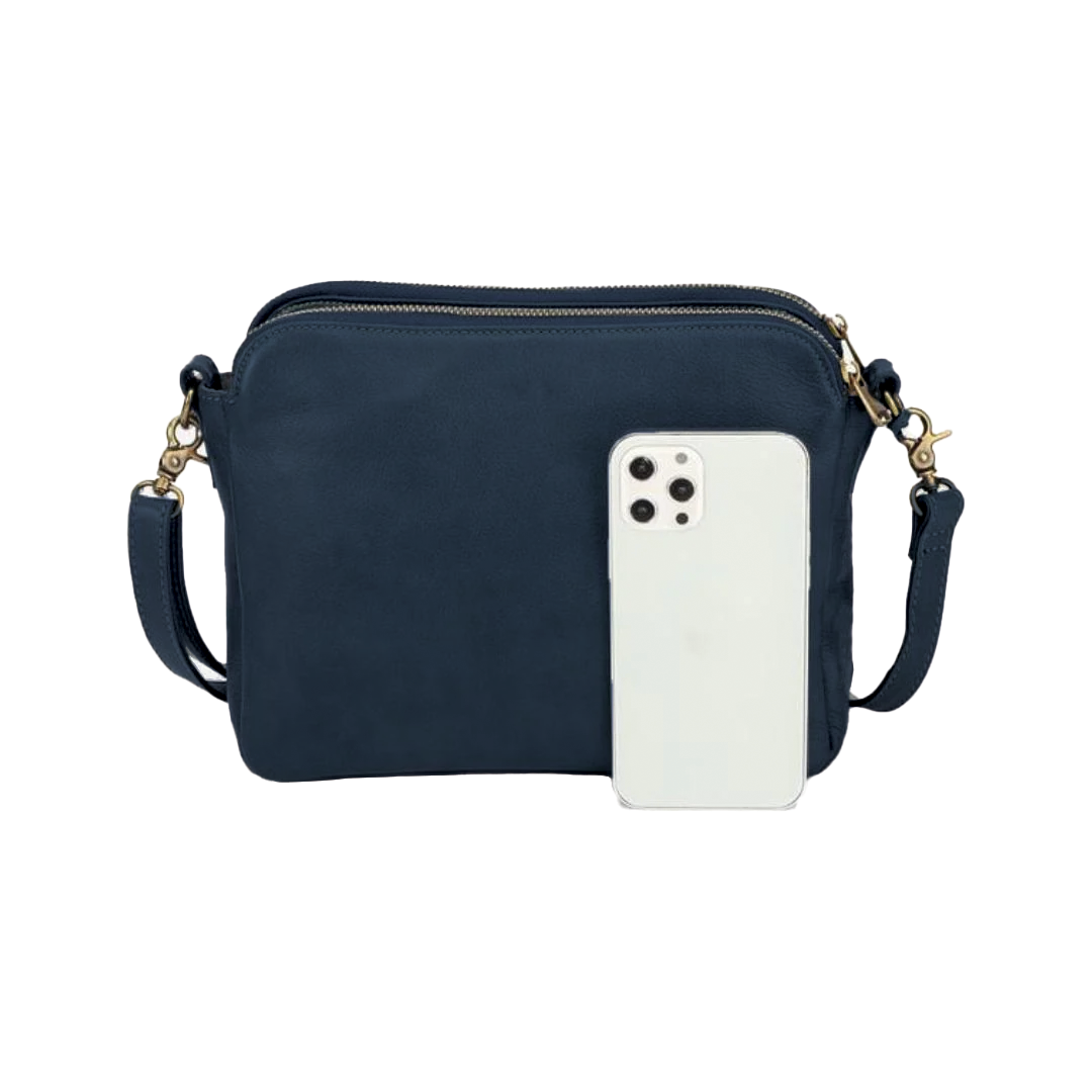 Joreva - Vegan Leather Crossbody Shoulder Bag