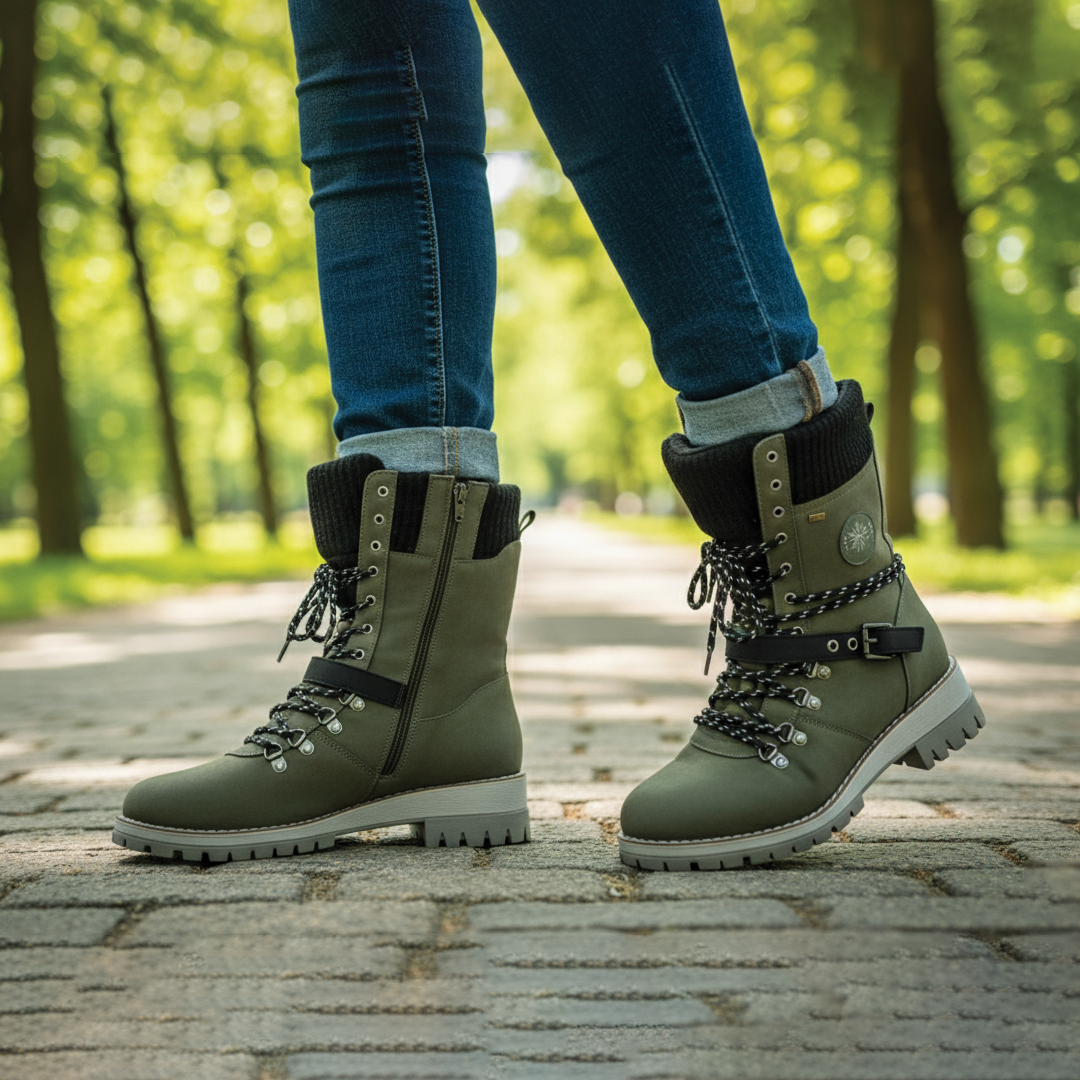 Xyla - Lace-Up Winter Boots