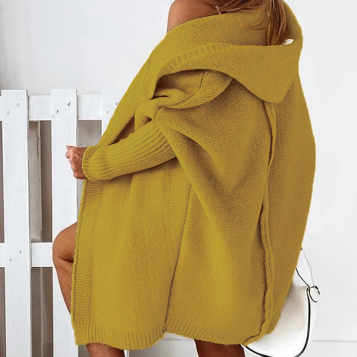 Zinnia - Hooded Knit Cardigan