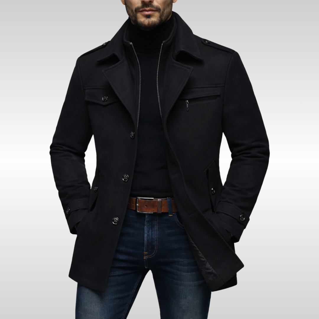JAMES WOOL COAT | RELIABLE WARMTH, TIMELESS STYLE