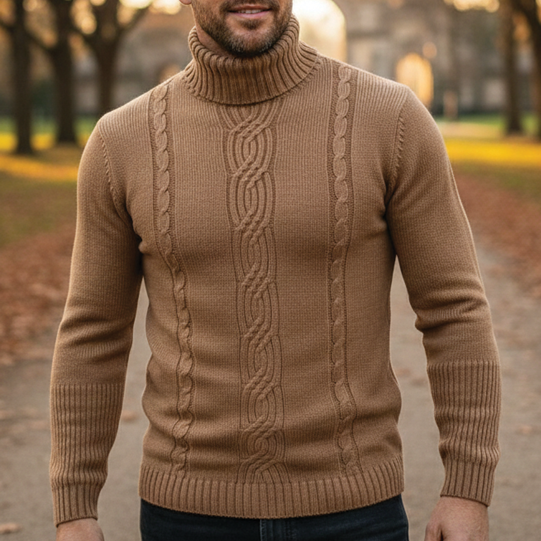 Bravik- Kabelstrikket Sweater