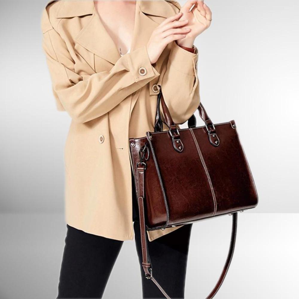 Nyzelle - Structured Leather Handbag