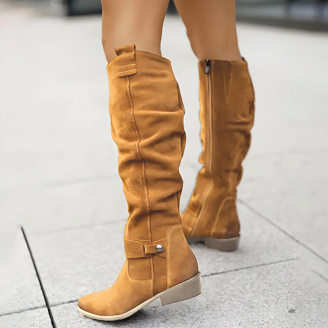 Titan - Suede Knee Boots