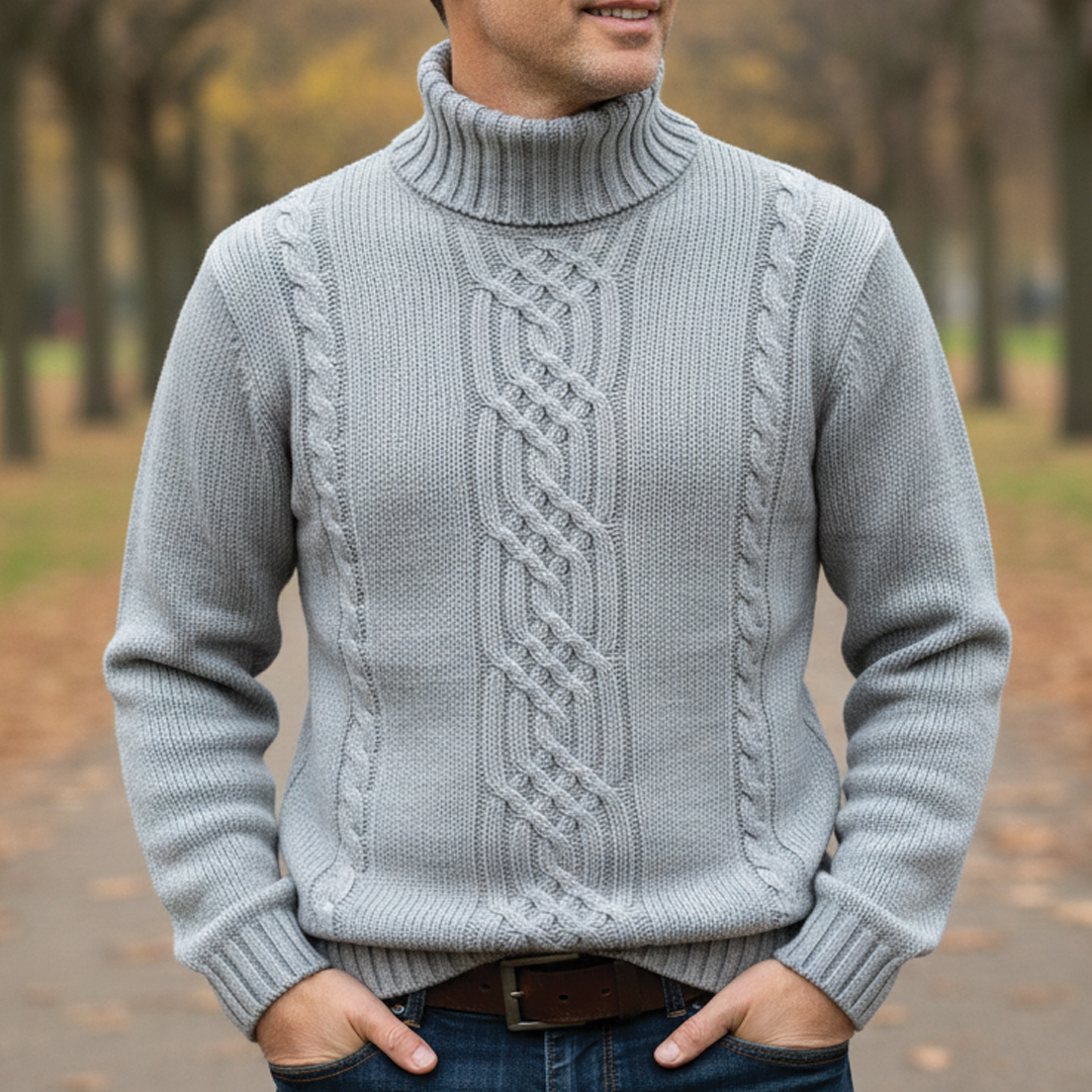 Bravik- Kabelstrikket Sweater