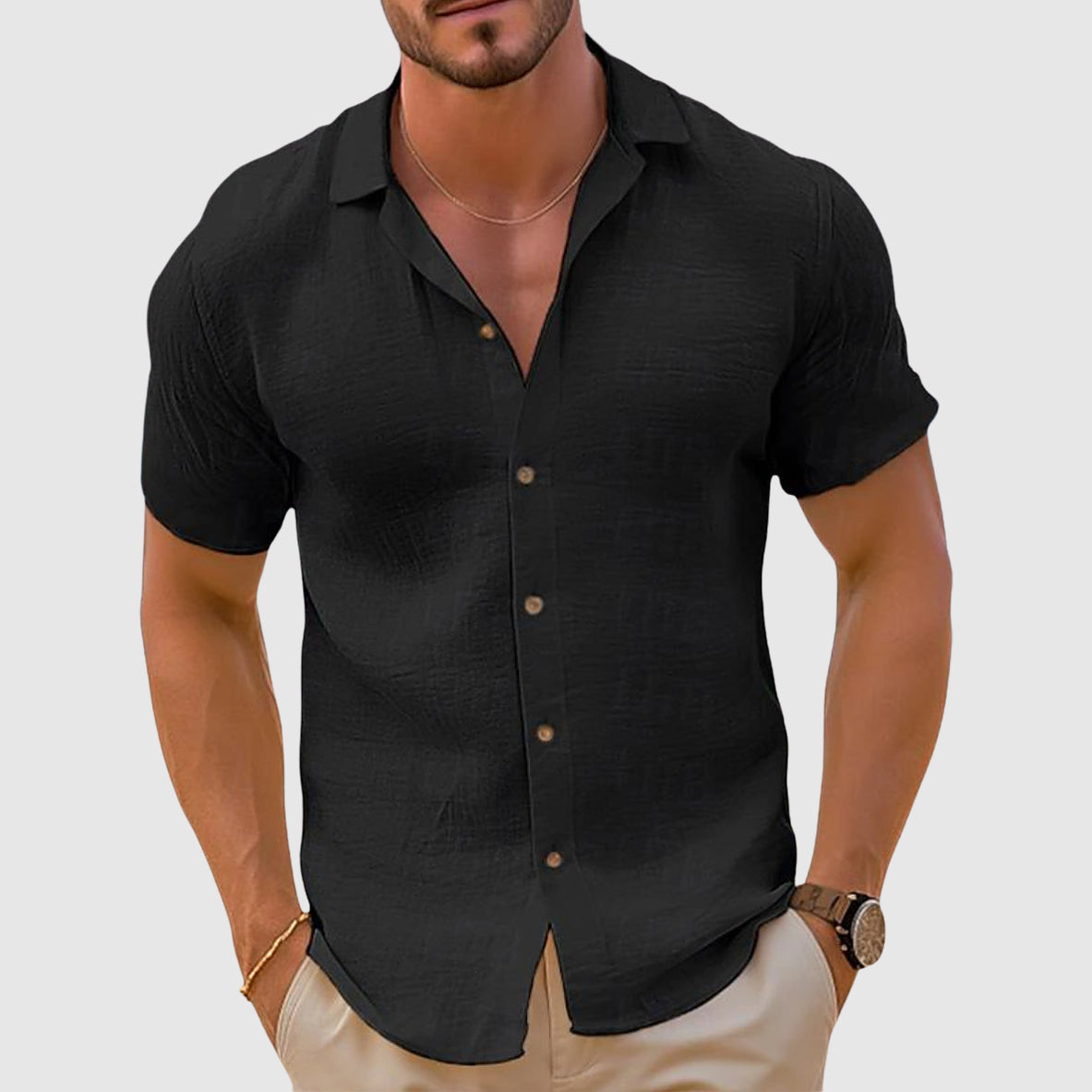 Zarevyn - Casual Button Shirt