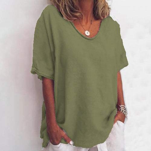 Ondine - Hør-Look T-Shirt