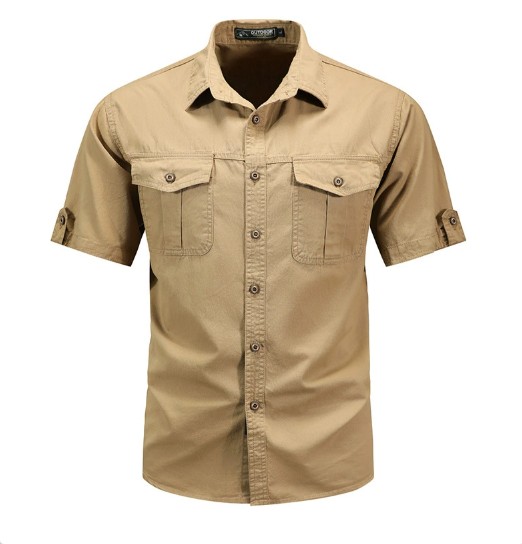 Damien | Men’s Spring Utility Pocket Shirt