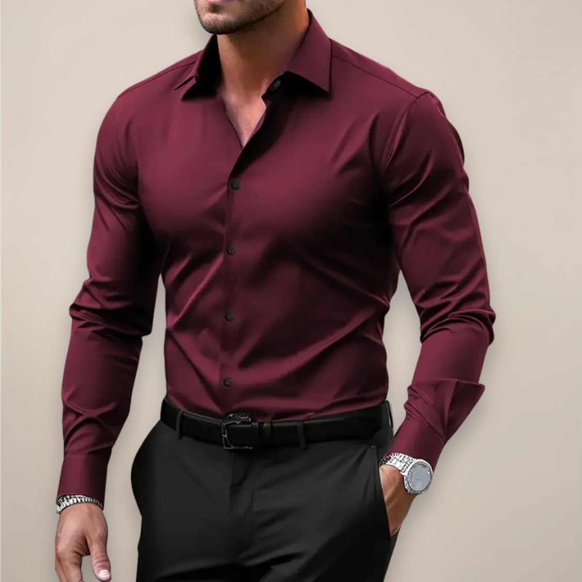 Charles | Men’s Stylish Spring Slim Fit Shirt