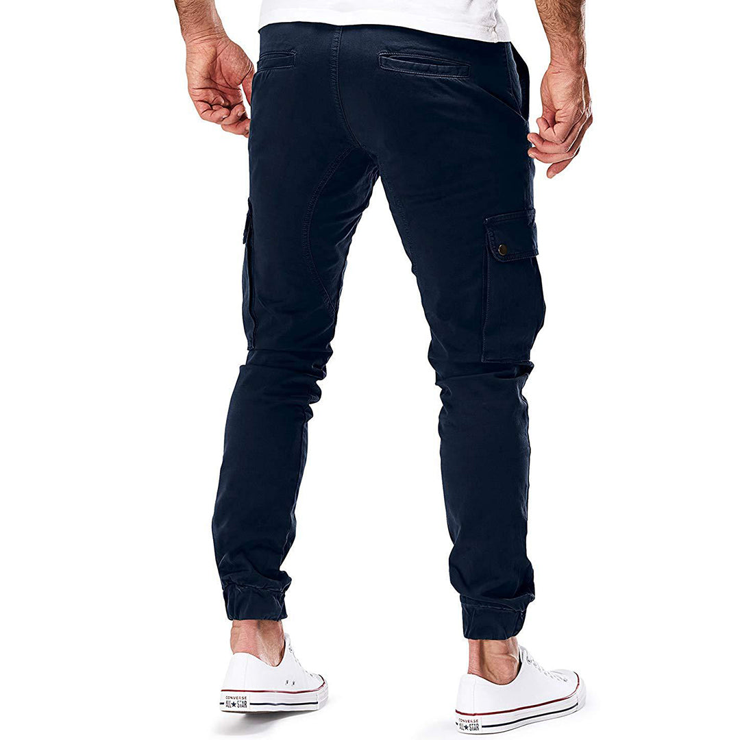 Adrian | Men’s Casual Cargo Trousers with Pockets