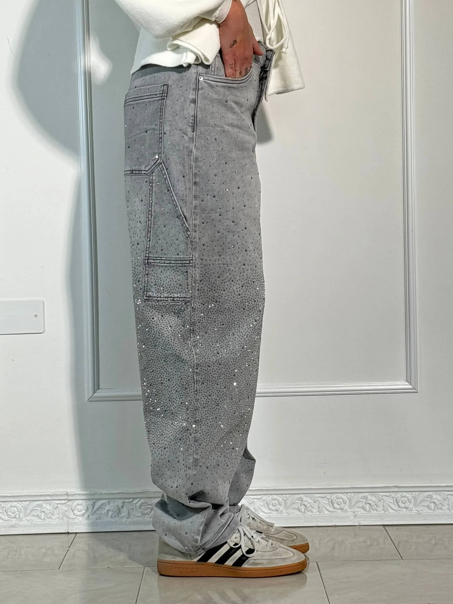 Kalyra - Wide-Leg Denim Jeans