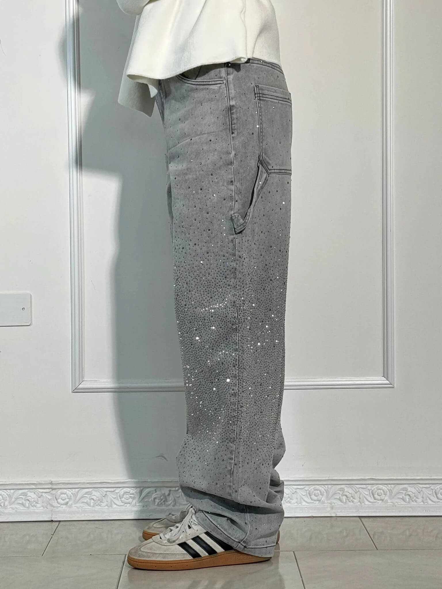 Kalyra - Wide-Leg Denim Jeans