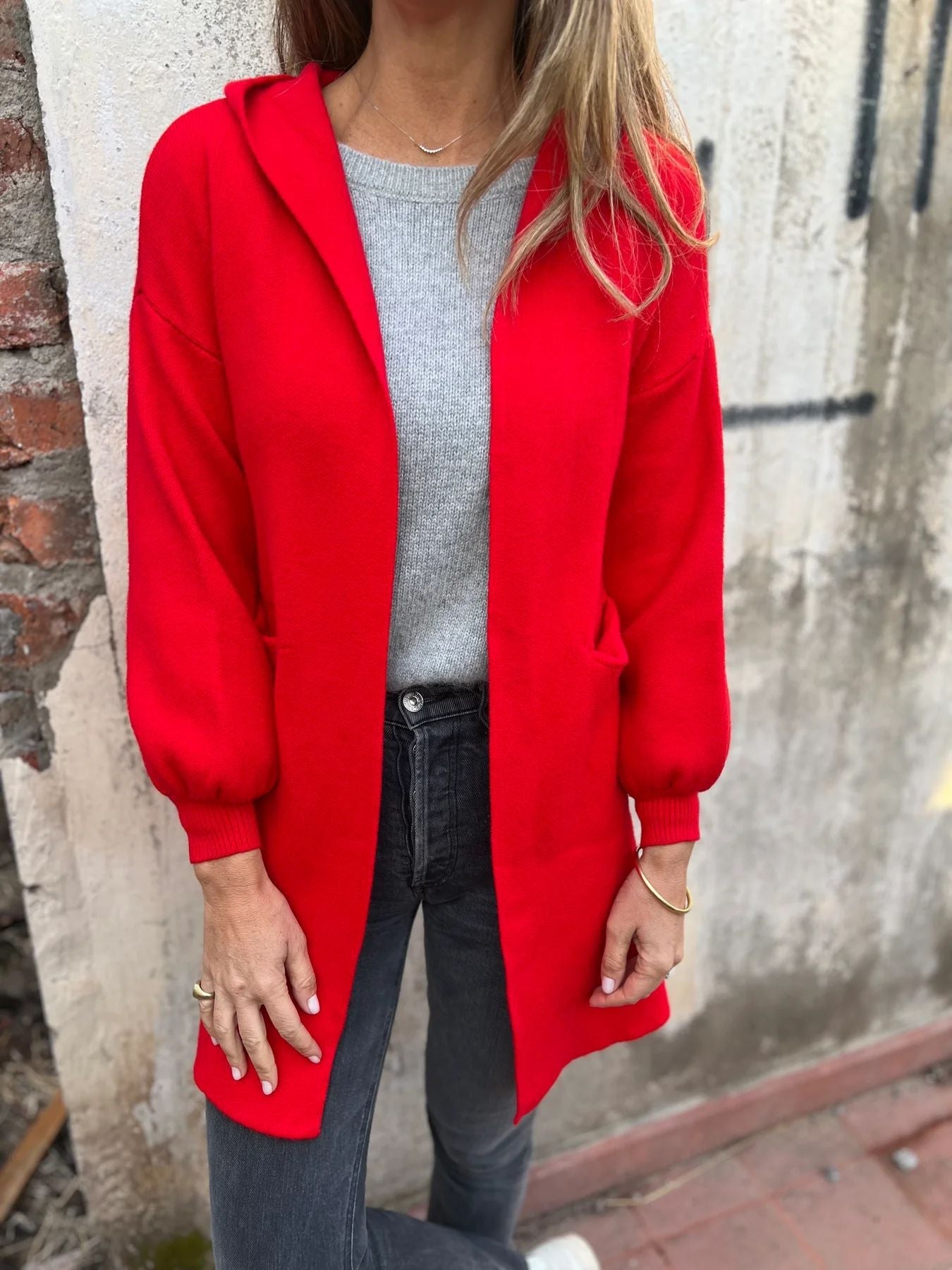 Quiteria - Hooded Knit Cardigan