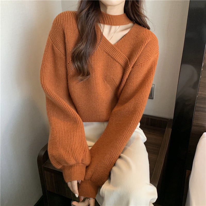 Felicity - V-Neck Knit Sweater