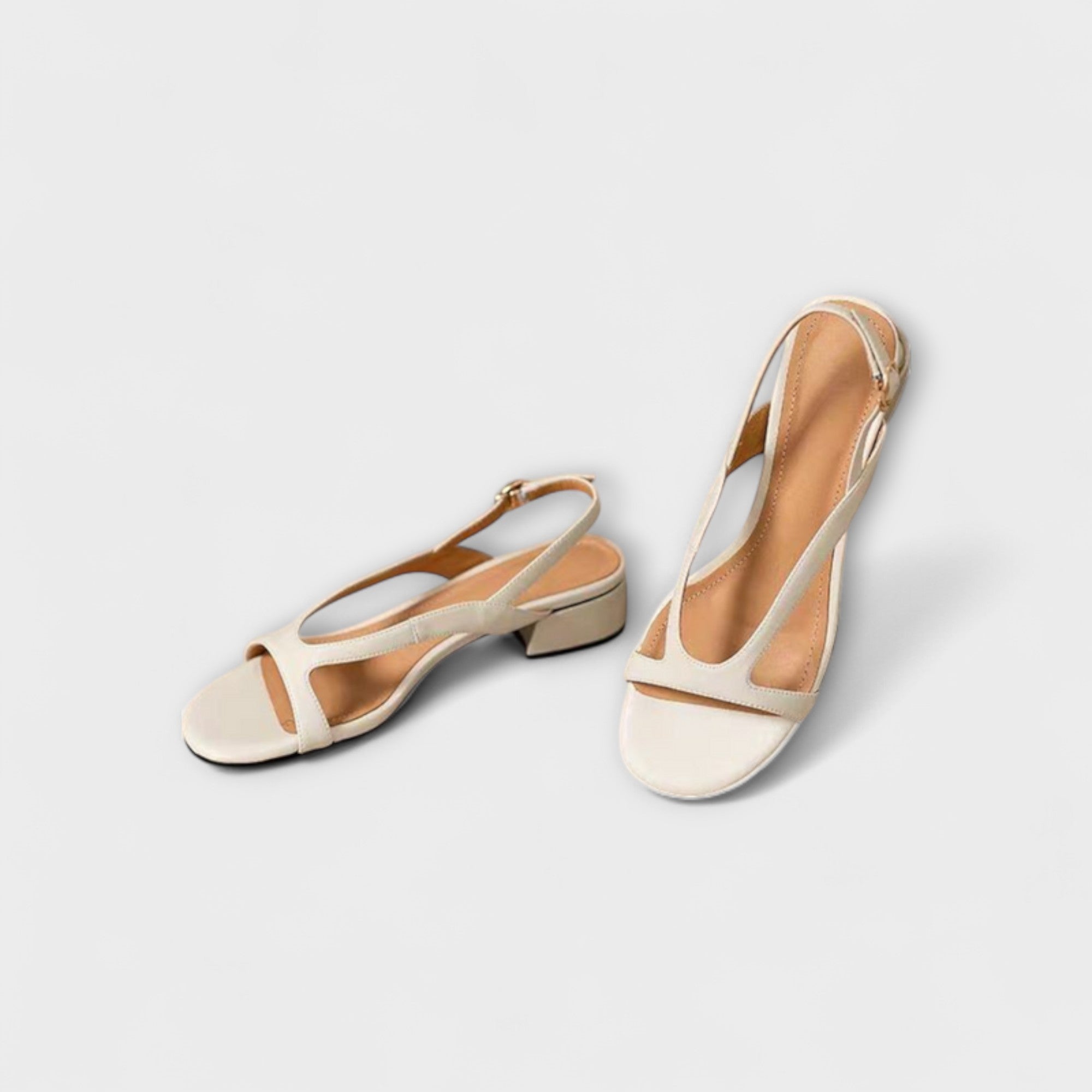 Evelyn - Elegant flat sandals Minna with a refined finish