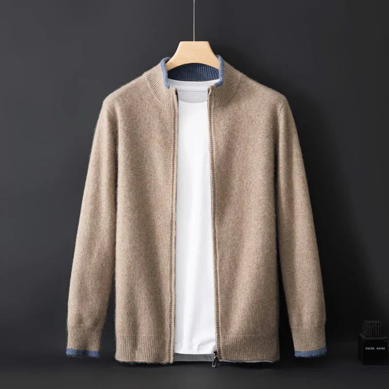 Azren – Wool Zip-Up Sweater