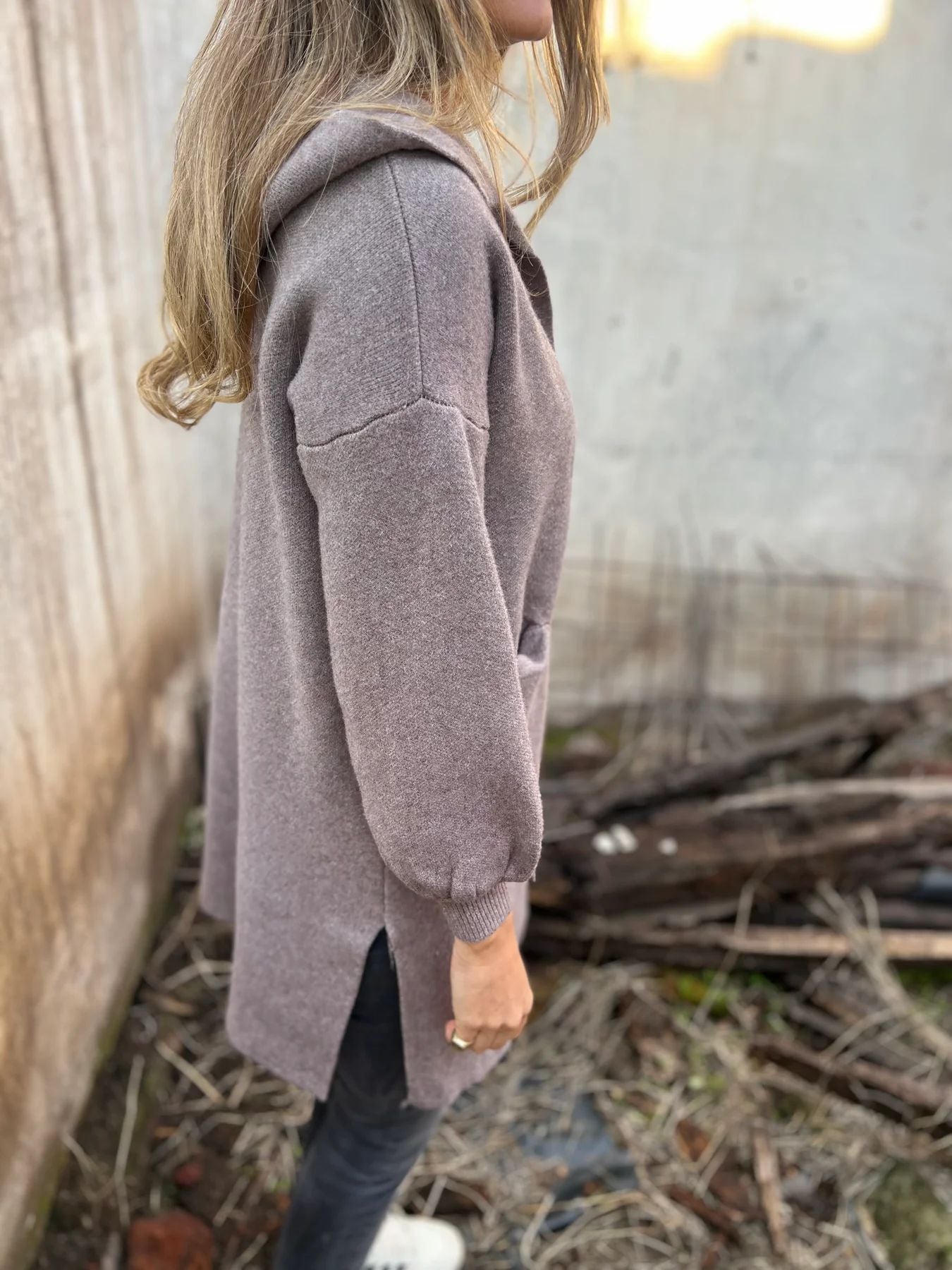 Quiteria - Hooded Knit Cardigan