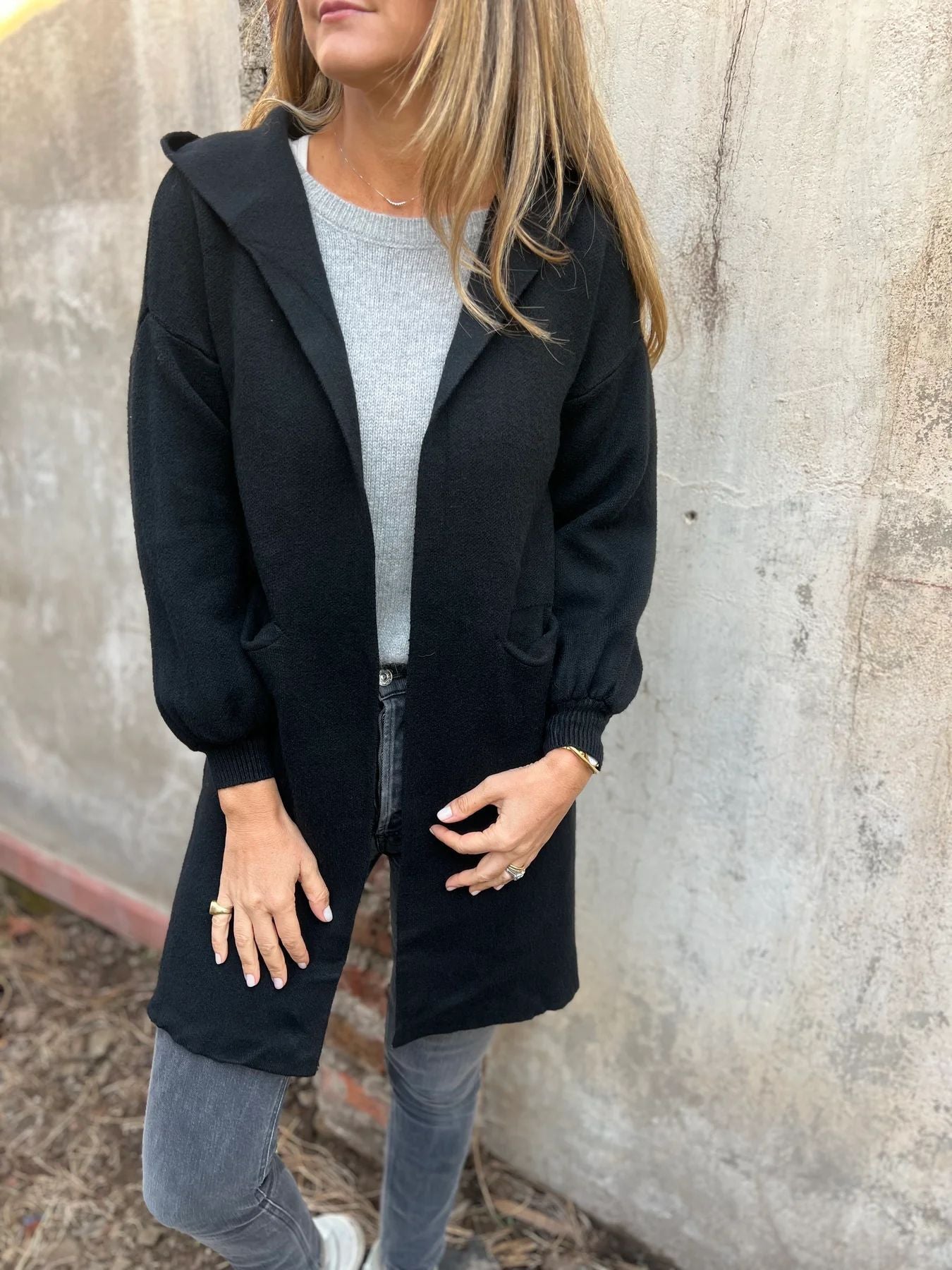 Quiteria - Hooded Knit Cardigan