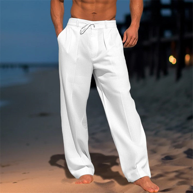 Darren | Men’s Spring Drawstring Relaxed Pants