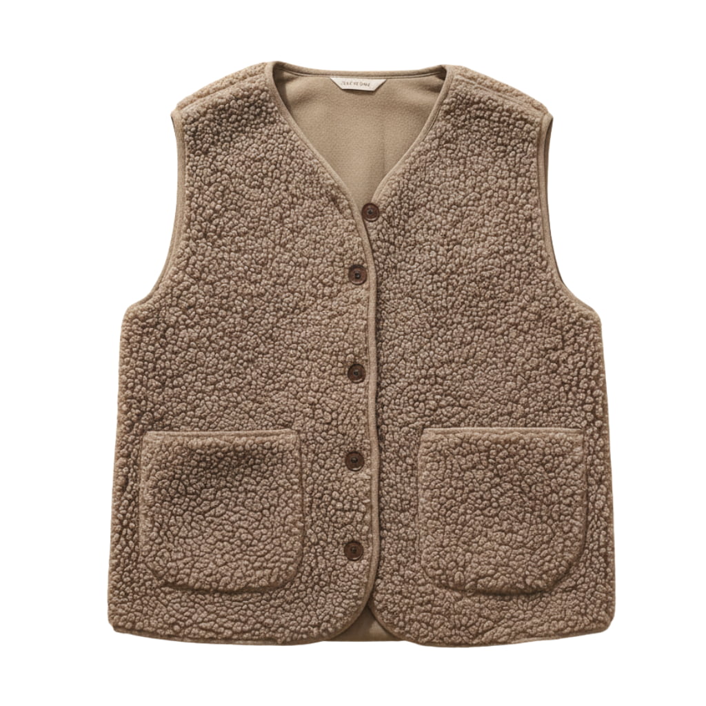 Ella | Women’s Spring Casual Warm Sherpa Vest