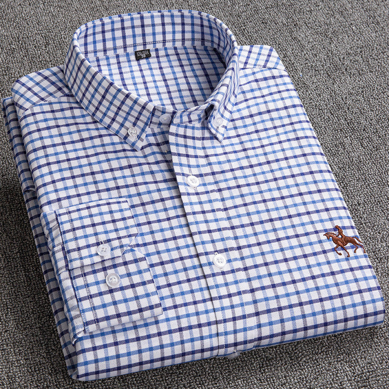 Jason | Men's Checkered Button-Down Shirt