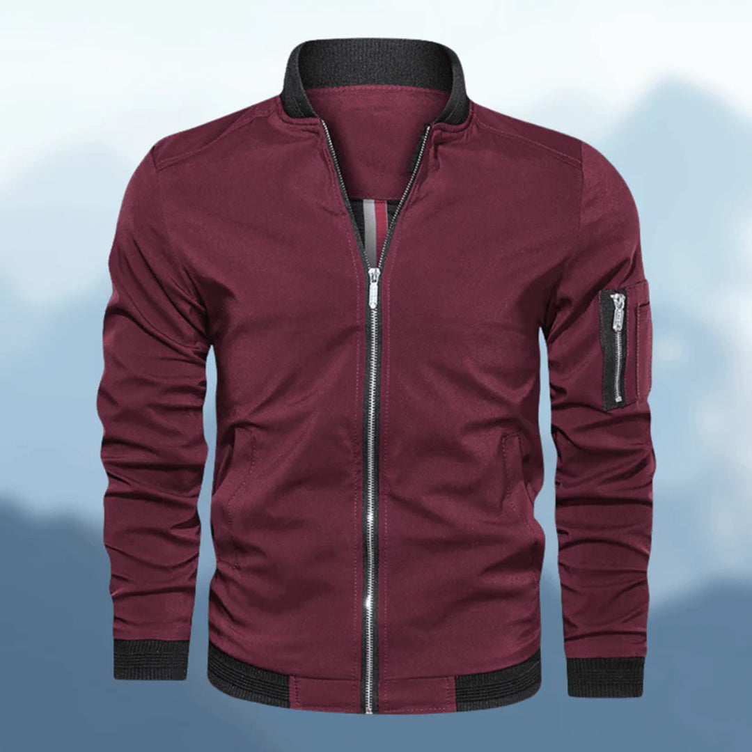 Adam | Trendy Slim Fit Bomber Jacket For Men