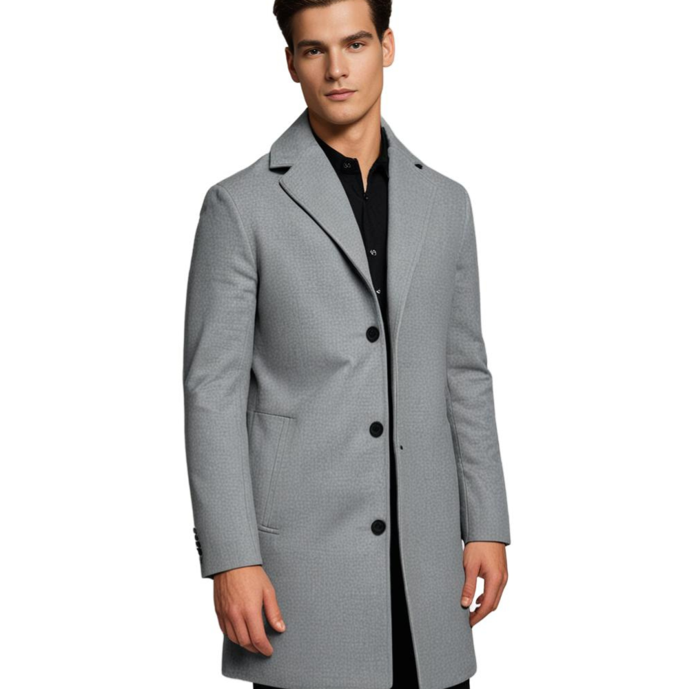 Raxen - Wool Blend Overcoat