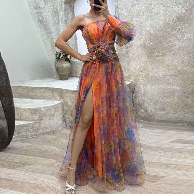 Jirelle - Floral Tulle Dress
