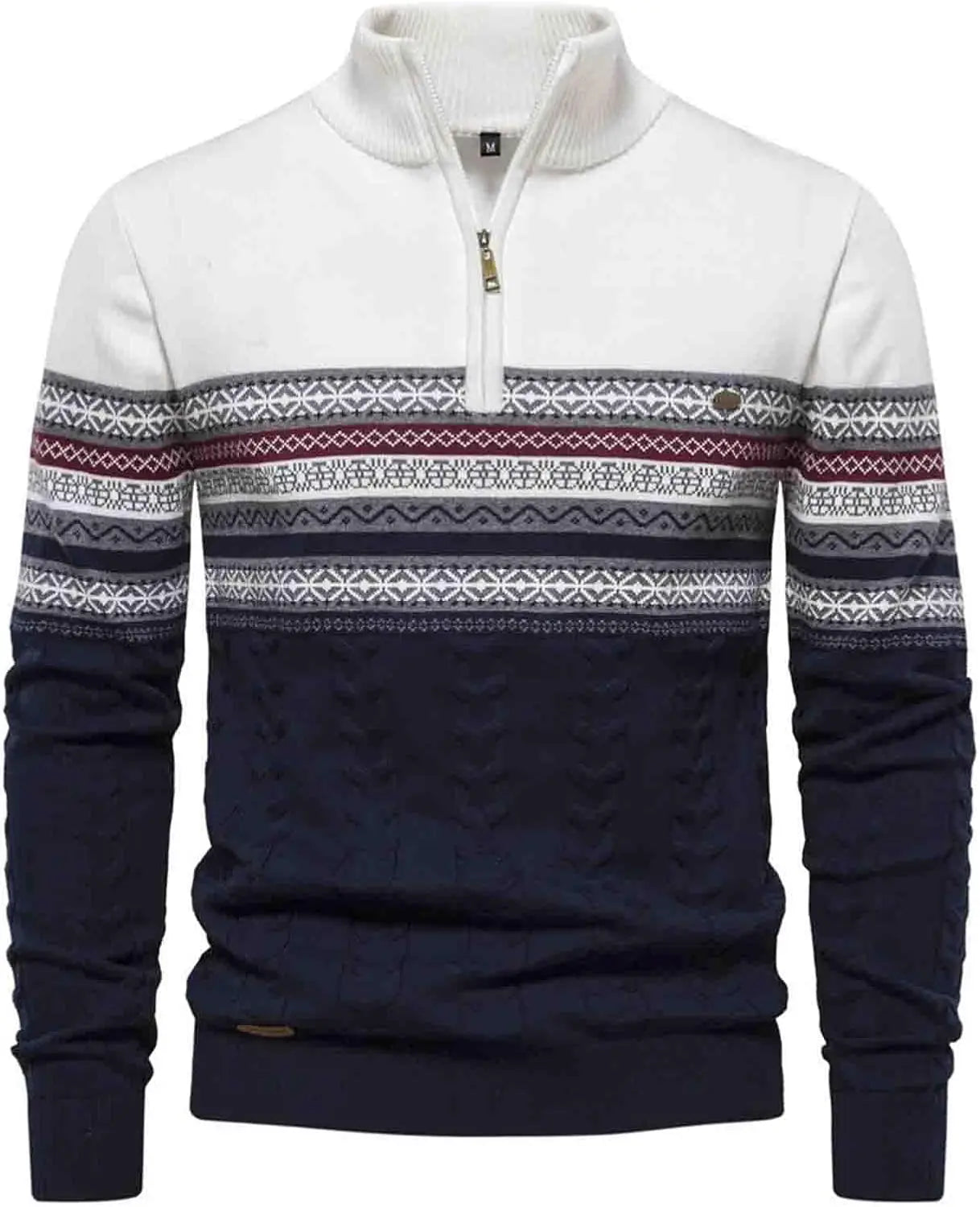 Brycen - Sweater med kort lynlås