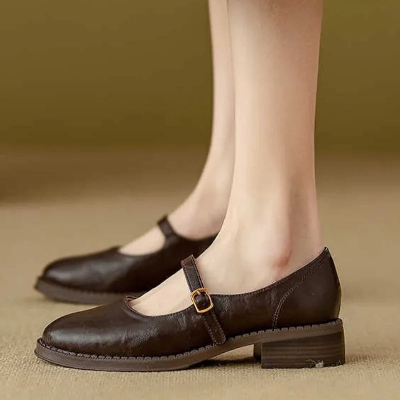 Arlyn - Classic Comfort Mary Janes Made Of Leather