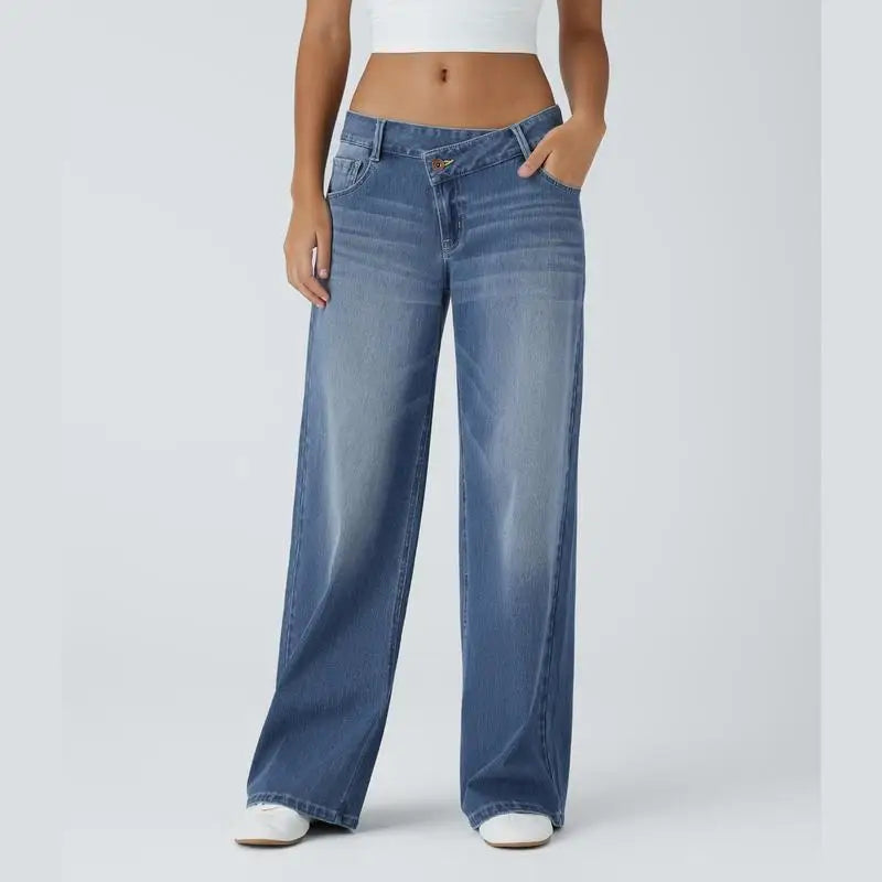 Vireya - Brede baggy jeans
