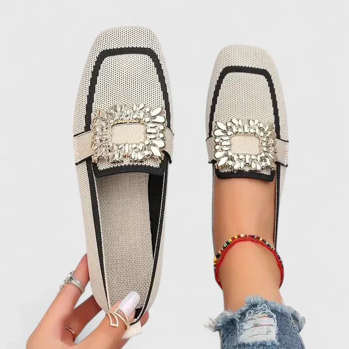Jacklyn | Women Spring Embellished Slip-On Loafers Shoes