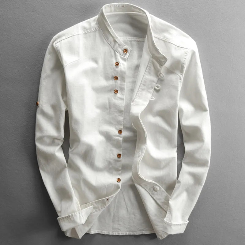 Zivenor - Mandarin Collar Shirt