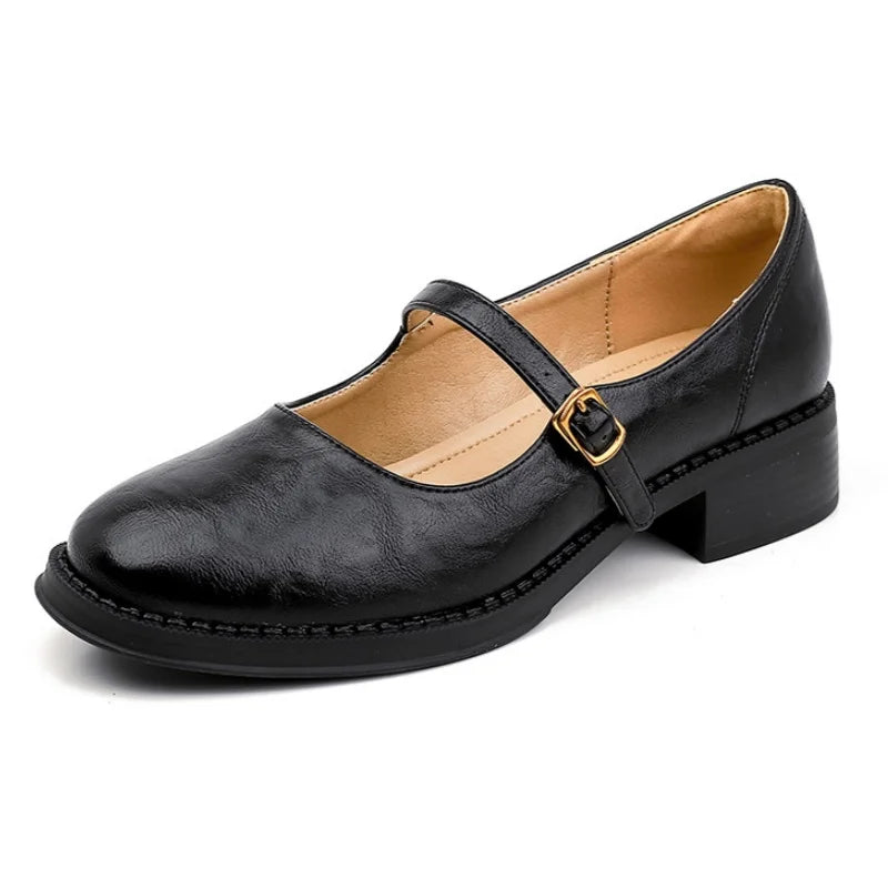 Arlyn - Classic Comfort Mary Janes Made Of Leather