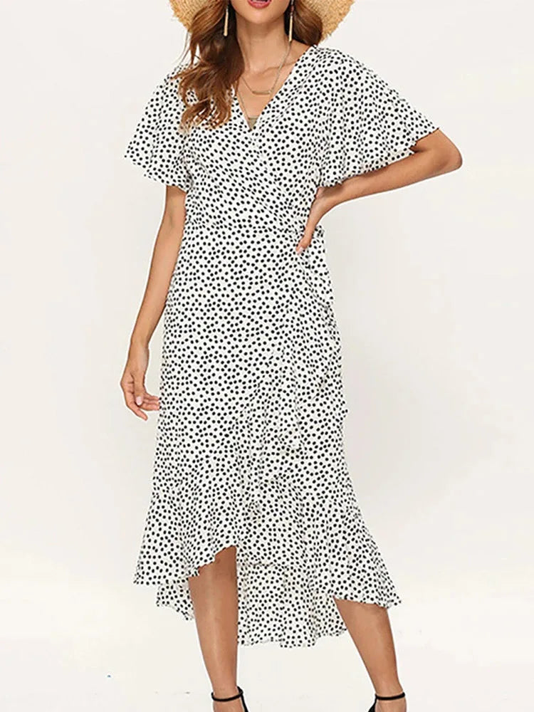Galira - Polka Dot Maxi Dress