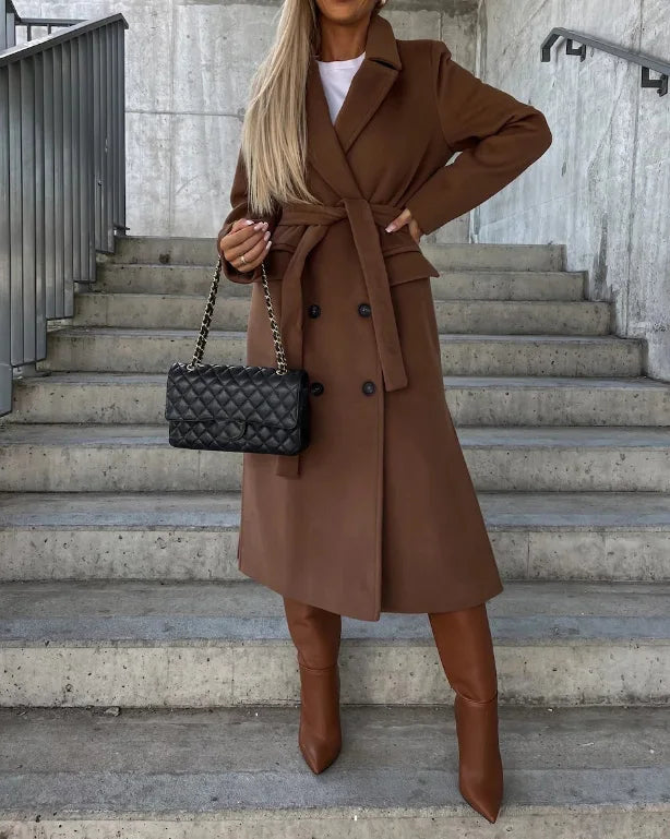 Addison | Women’s Classic Long Sleeve Trench Coat