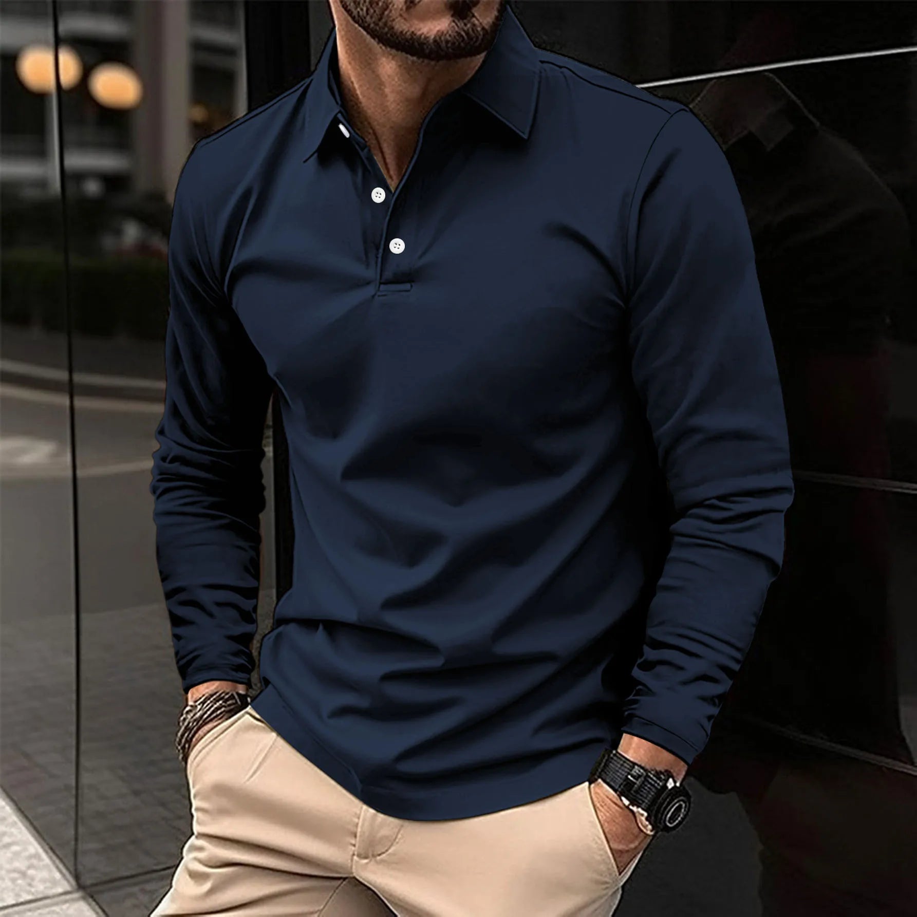 Zivaronyx - Long Sleeve Polo Shirt