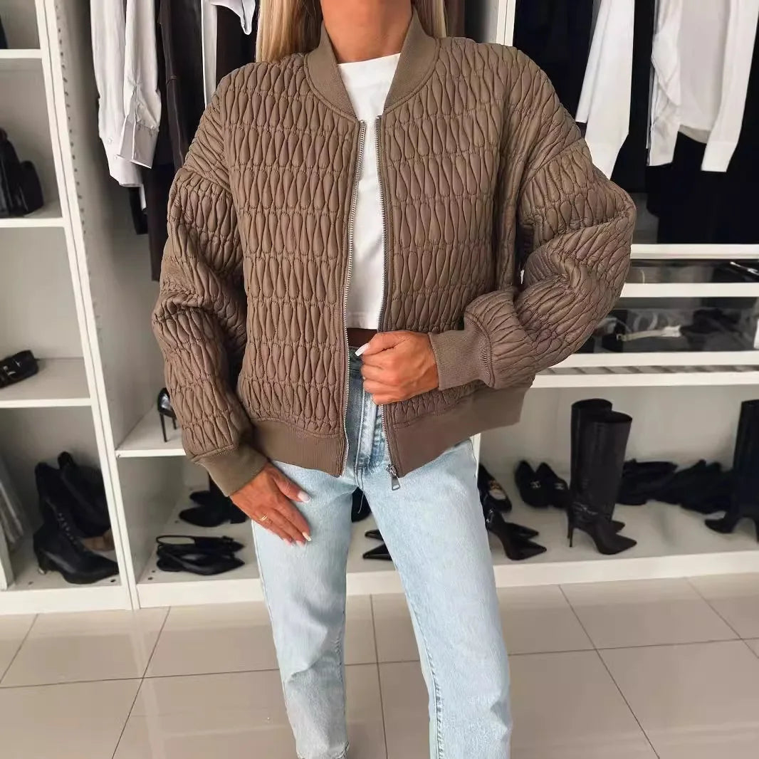Elizabeth | Quilted Stylish Bomber Jacket