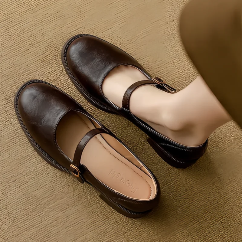 Arlyn - Classic Comfort Mary Janes Made Of Leather
