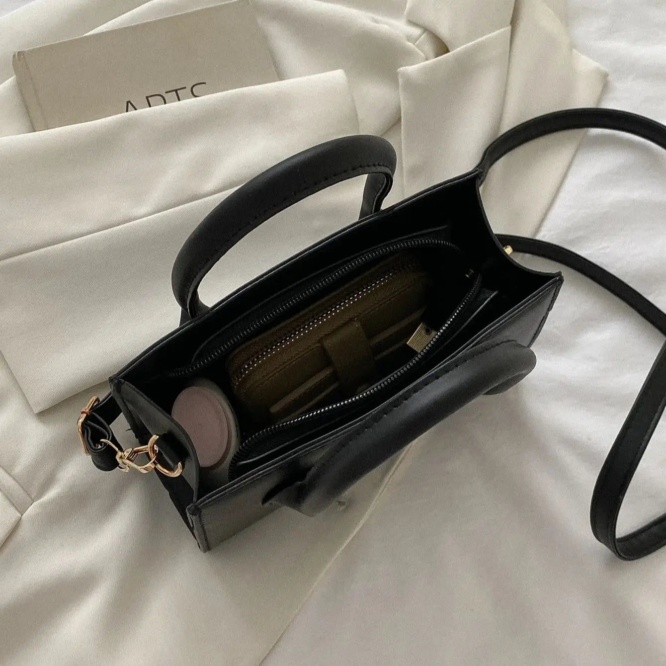 Solvrae - Vegan Leather Mini Crossbody Bag