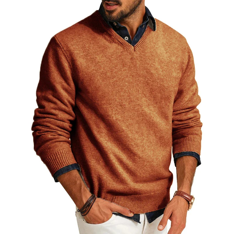 Corvin - Sweater i uldblanding