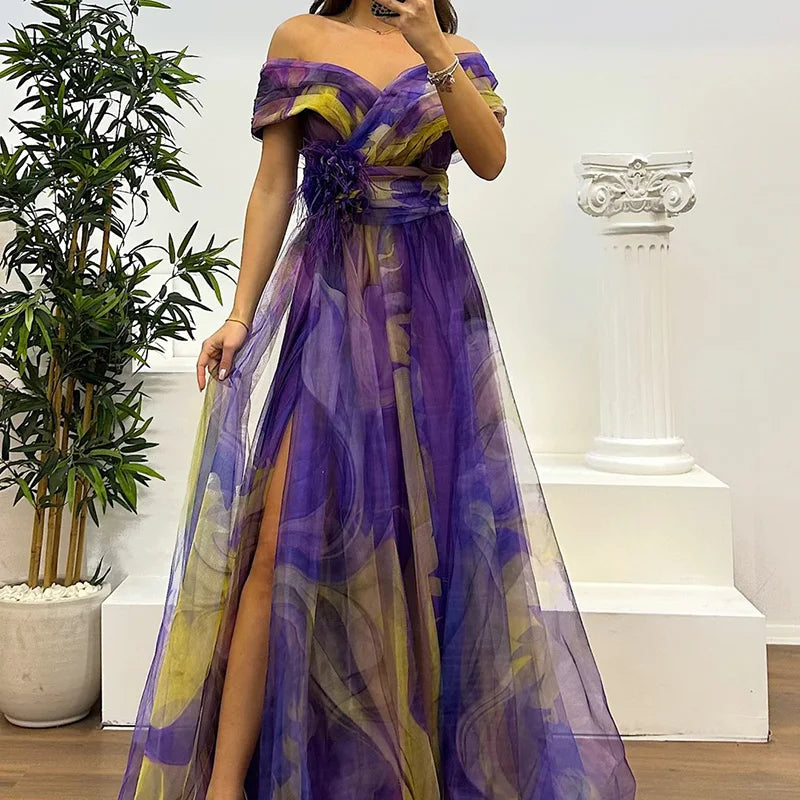 Jirelle - Floral Tulle Dress