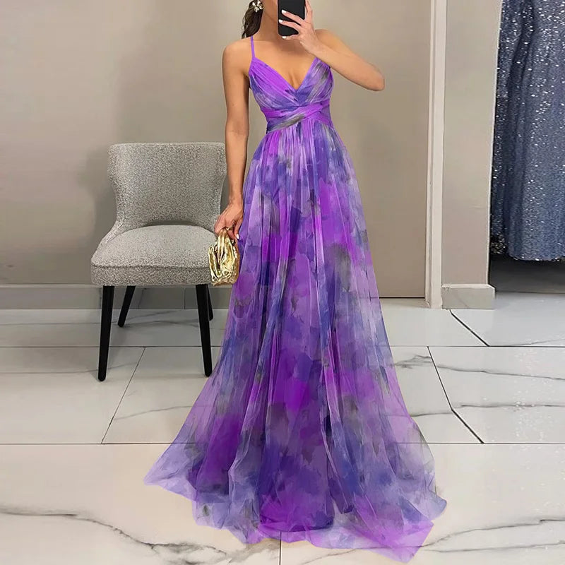 Qelira - Floral Maxi Dress