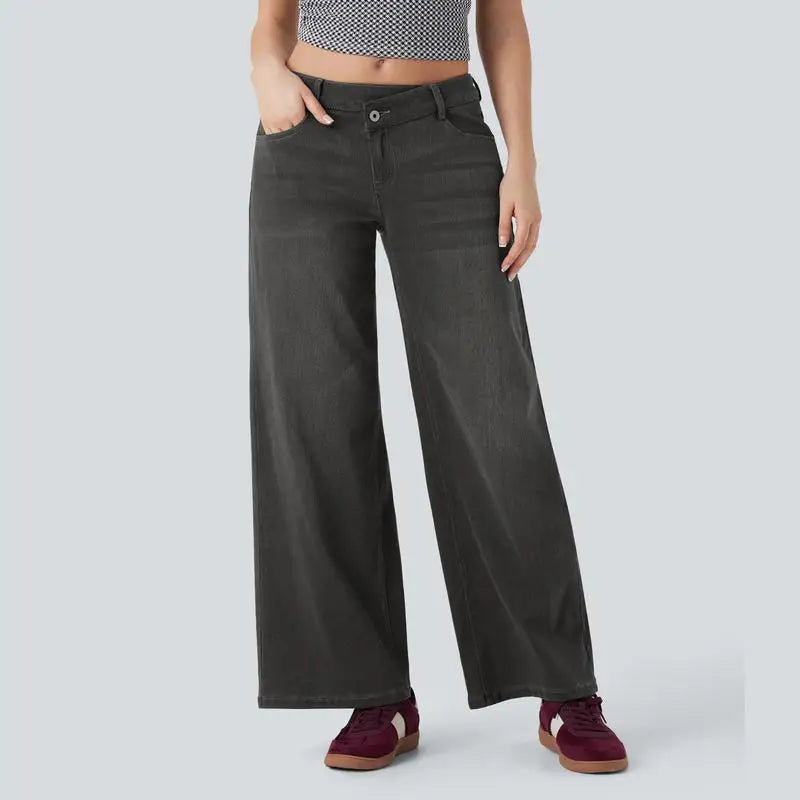 Vireya - Brede baggy jeans