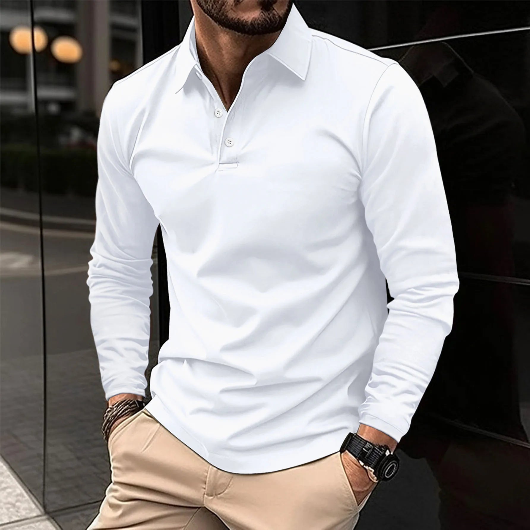 Zivaronyx - Long Sleeve Polo Shirt