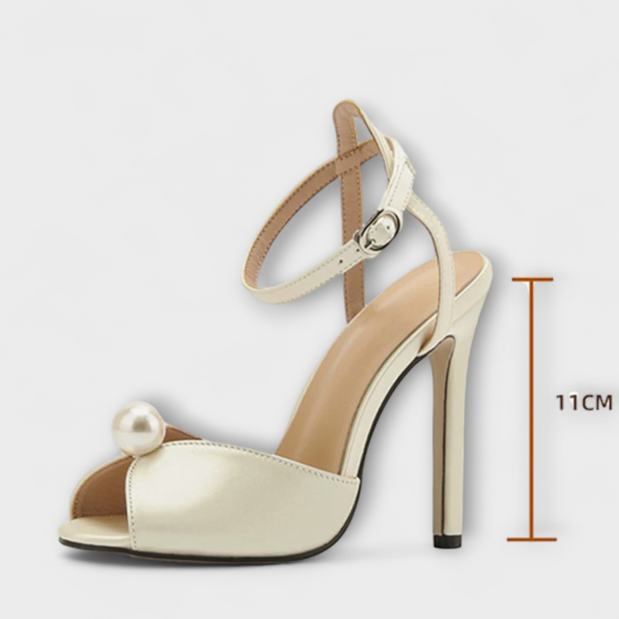 Liyke - High-quality, comfortable silk peep-toe shoes