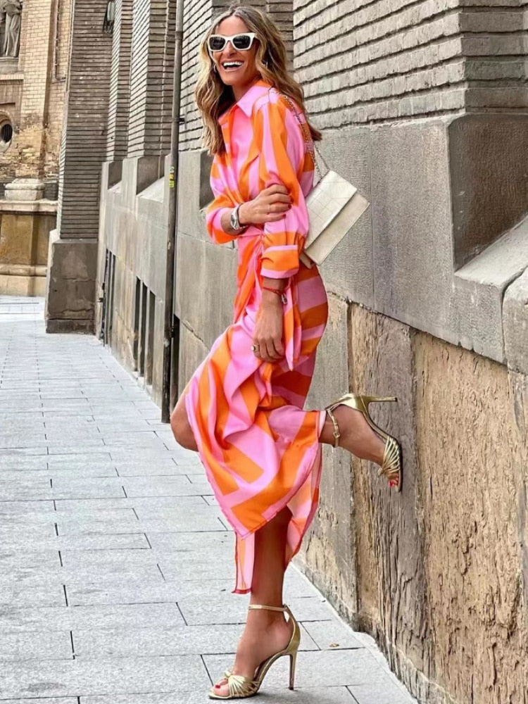 Pivara - Printed Wrap Dress