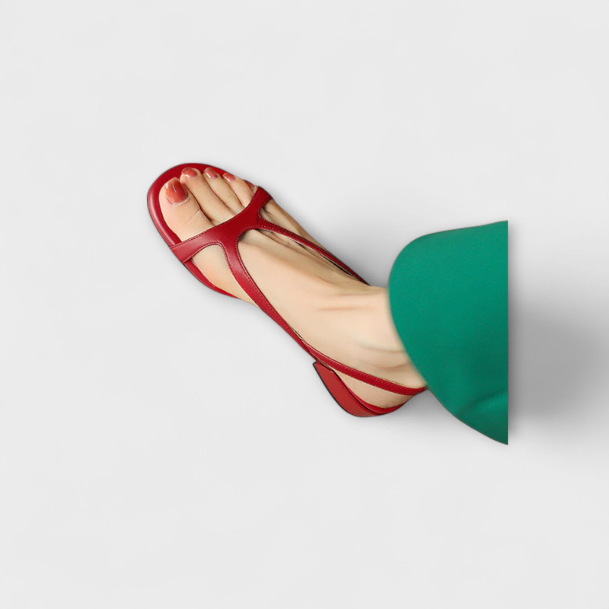 Evelyn - Elegant flat sandals Minna with a refined finish