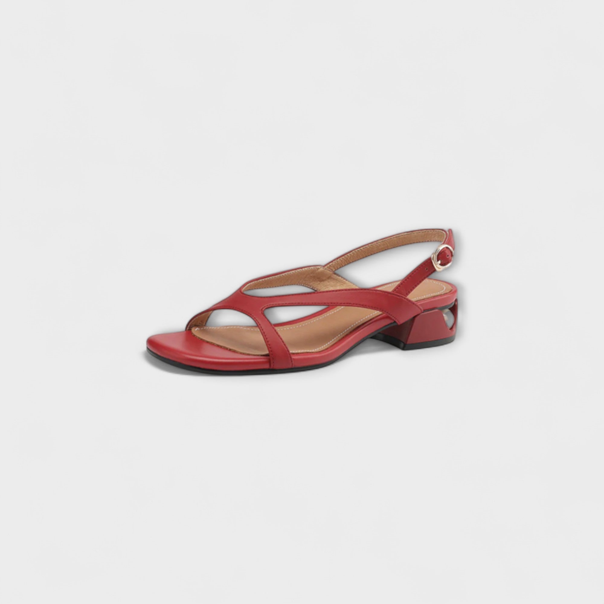 Evelyn - Elegant flat sandals Minna with a refined finish