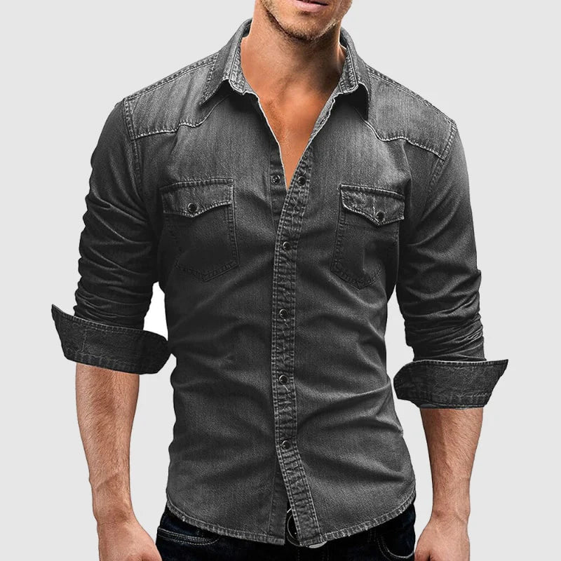 Zivenex - Slim Fit Denim Shirt
