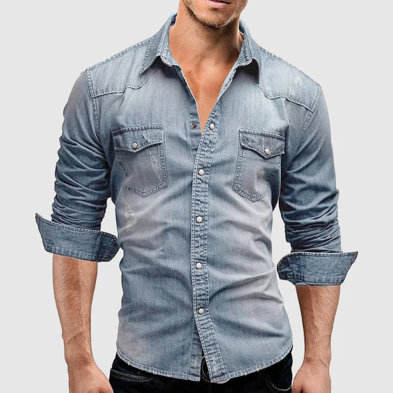 Zivenex - Slim Fit Denim Shirt